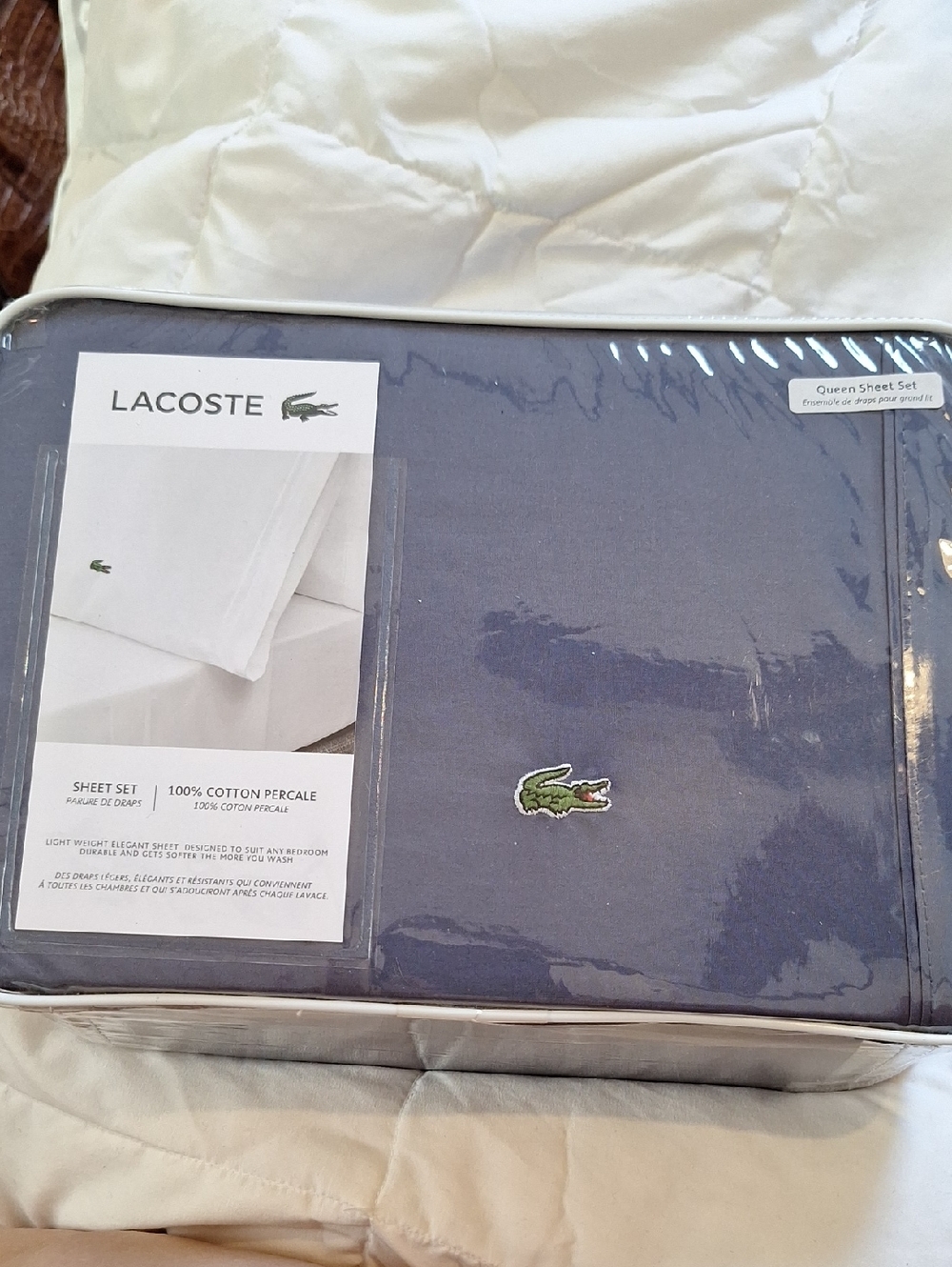 Lacoste Queen Sheet Set